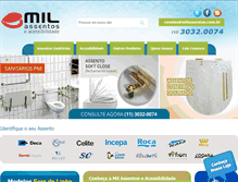 Tablet Screenshot of milassentos.com.br